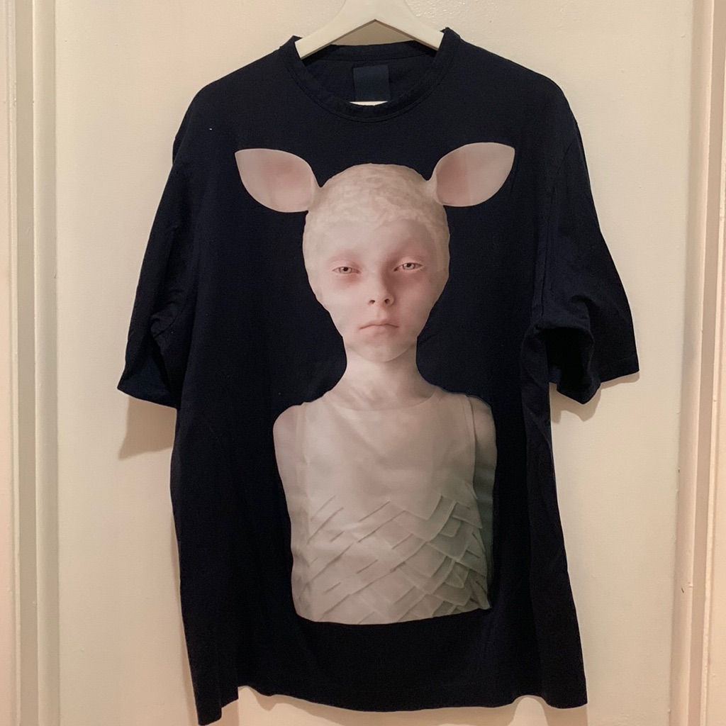 Juun J Oleg Dou Navy Tee